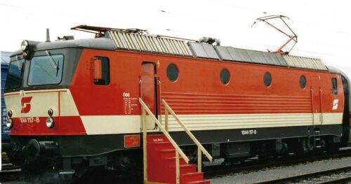 Jägerndorfer JC64540 ÖBB E-Lok 1044 117  Schachbrett  hohe Lüfter  Ep.